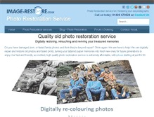 Tablet Screenshot of image-restore.co.uk